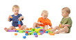 Photo: Kinder spielen mit Bausteinen Kinder spielen mit Bausteinen