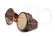 Getönte Windschutzbrille