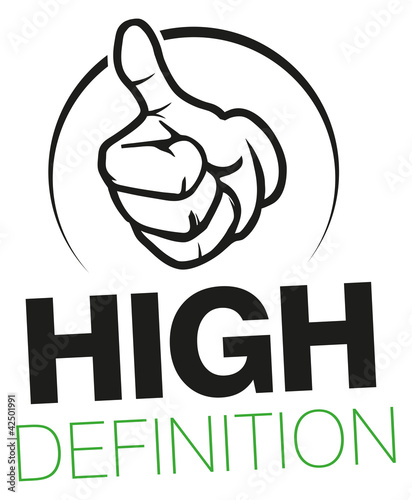 Vektor: high definition beste qualtität high definition beste qualtität