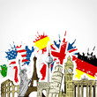Monuments drapeaux