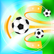 Vector: Abstract soccer ball background Abstract soccer ball background