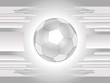Vector: Abstract gray football background Abstract gray football background