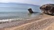 Beach near the blue sea