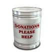 Illustration: Donation Tin Can Donation Tin Can