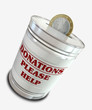 Illustration: Donation Tin Can Donation Tin Can
