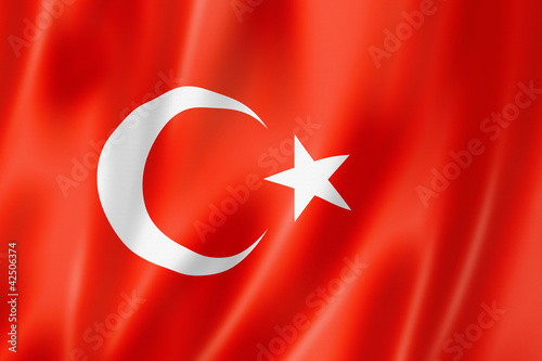 Illustration: Turkish flag Turkish flag