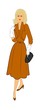 fashionable fifties lady