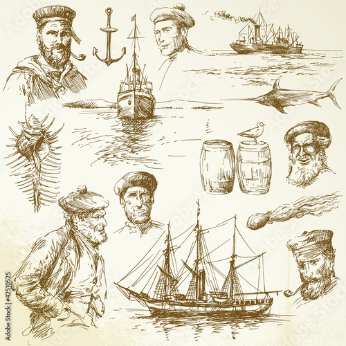 Vektor: nautical elements nautical elements