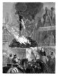 Illustration: Burning Joan of Arc - Jeanne d'Arc - 15th century Burning Joan of Arc - Jeanne d'Arc - 15th century