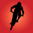 Mountain biker