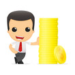 Vector: funny cartoon manager funny cartoon manager