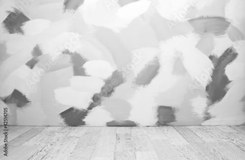 Foto: Empty black and white interior Empty black and white interior
