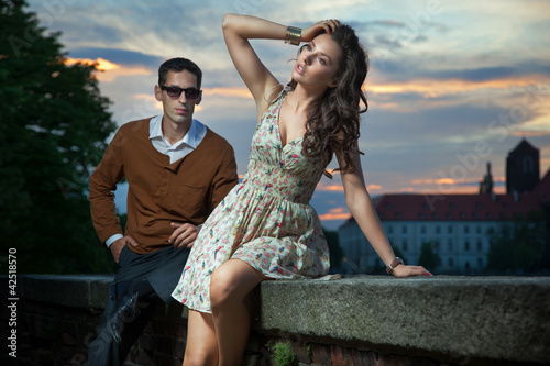 Photo: Handsome couple posing Handsome couple posing