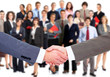 Business handshake.