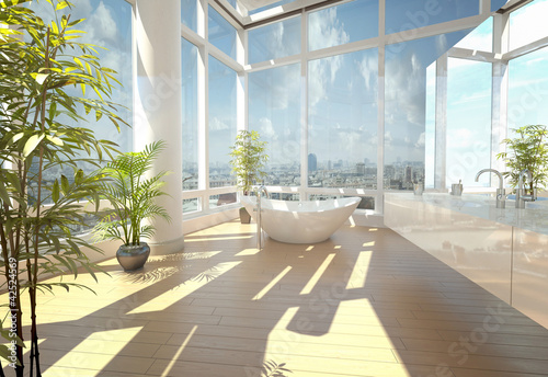 Foto: Modern Luxury Bathroom Design Interior Modern Luxury Bathroom Design Interior
