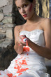 Bride with Red Paint
