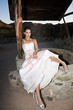 Bride with Red Paint