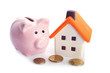 coin bank and house