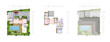 Set of planning house