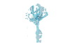Video: Vertical water splash version 2 Vertical water splash version 2