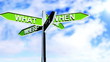 Video: HD: Road sign with questions HD: Road sign with questions