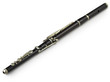 Photo: flute on white background flute on white background