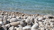 Beach and blue sea background