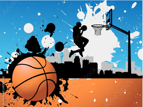 Illustration: Basketball player Basketball player
