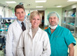 Smiling medical team