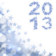 2013, coin étoilé bleu