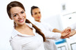 Foto: Young businesswoman in the office Young businesswoman in the office