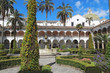 Photo: Courtyard at the church of San Francisco in Quito, Ecuador Courtyard at the church of San Francisco in Quito, Ecuador