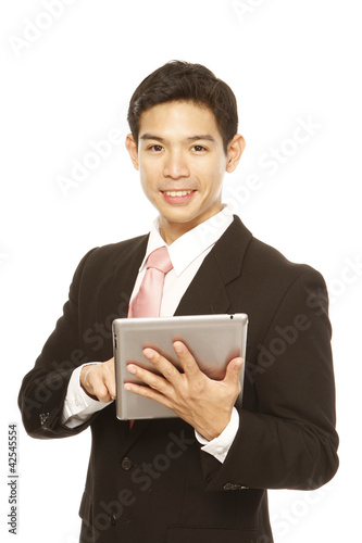 Photo: Man with a Tablet Computer Man with a Tablet Computer