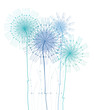 Vektor: Morning flowers. Morning flowers.