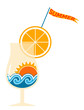 Vector: summer drink summer drink