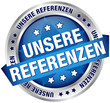 Button Banner Unsere Referenzen" blau/silber
