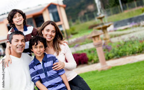 Photo: Happy family smiling Happy family smiling