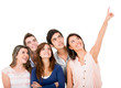 Group of people looking away