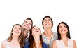 People loooking up