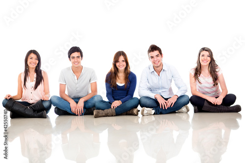 Photo: Group of people sitting Group of people sitting