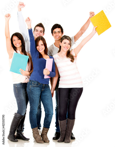 Photo: Happy group of college students Happy group of college students