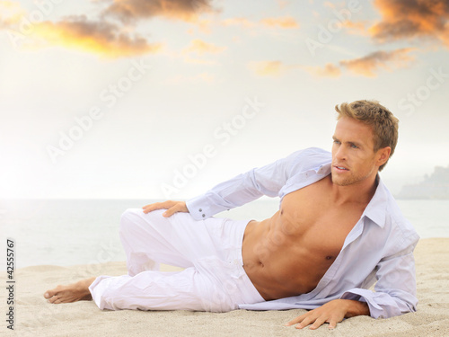 Photo: Beautiful young man Beautiful young man