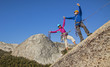 Climbers on the summit.
