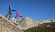 Climbers on the summit.