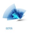 Vector: abstract new blue shiny swirl technology wave composition vector abstract new blue shiny swirl technology wave composition vector