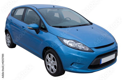 Photo: Compact Car Isolated Compact Car Isolated
