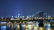 New York skyline at night. Time lapse and loopable