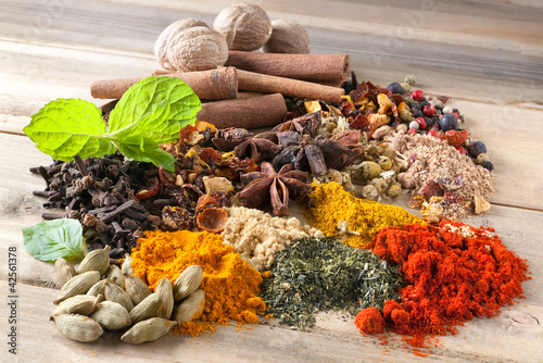 Photo: Mix of beautiful spices Mix of beautiful spices