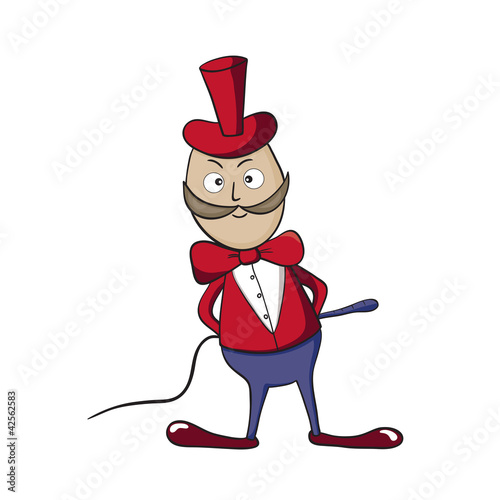Vector: Cartoon tamer Cartoon tamer