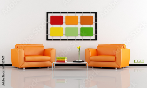 Illustration: Colorful interior Colorful interior
